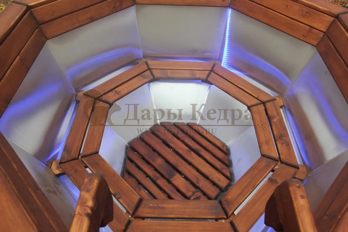 Банный чан из нержавеющей стали Ø-2350 на подставке